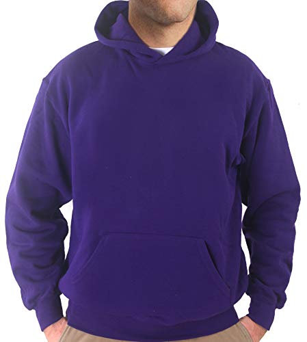Settantallora - Felpa con Cappuccio J3188 Neutral Fruit Senza Stampa Colore Viola Taglia L