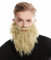 WIG ME UP - 9537B-ZA89 Bart Vollbart Blond Hellblond Karneval Halloween Hipster Räuber Bandit Prophet Moses