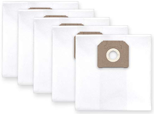 profilters 5x sac-filtre compatible avec aspirateur convient à: Dewalt D27901, D27902, KÄRCHER NT 561, 611, 45/1, 55/1 etc.