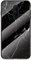 BRAND SET Hülle für OnePlus 7T Pro Rückseite Aus Gehärtetem Marmorglas und Hybrid-Hartschalenkoffer Aus Silikon Stoßfest und Kratzfest Handyhülle für OnePlus 7T Pro (Schwarz)