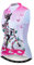 Fahrradtrikot für Damen, halber Reißverschluss, kurzärmelig, Pro Team, Damen, Weste für Mädchen, L(For Your Chest35.4-38.8)