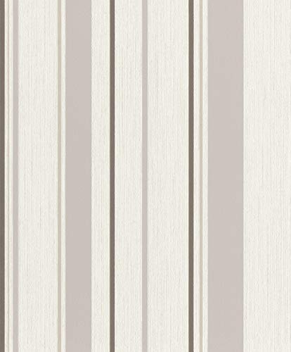 Rasch Tapeten Vliestapete (Grafisch) Weiß 10,05 m x 0,53 m #ROCKNROLLE 536249