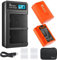 Vemico NP-FZ100 Batteria Caricabatterie Kit 2 X 2280mAh Batterie di Ricambio con Doppio LCD Tipo-C Caricatore per Alpha A7III/A7 IV /A7R III/A9/A9r/A9s/A7R3/A6600 Fotocamere Digitale