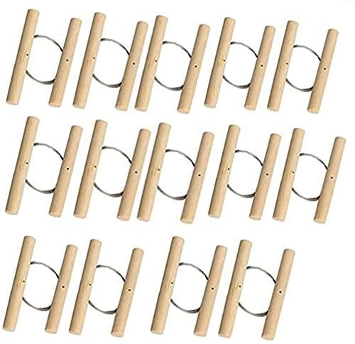 Peerless 12Pcs Wire Clay Cutter with Wood Handle Easy to Use Steel Wire Cutting Tools for Cheese Plasticine Dough Mud Line Pottery Clay Ceramic Art Sculpture Cutting Cutting Pottery Tools Supplies