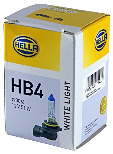 HELLA 8GH 223 498-171 Glühlampe - HB4 - White light - 12V - 51W - Sockelausführung: P22d - Schachtel - Menge: 1