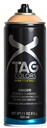 TAG COLORS - Bote de Spray, Color Satellite Grey (G400A086), Resultado Profesional, Precisión y Cubrición, Acabado Ultra Mate, 400ml