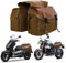 YlRNhe Motorrad Satteltasche Große Kapazität Canvas Packtaschen für Fahrrad Fahrradmotor Rücksitz Tragetasche Zwei seitliche Satteltaschen