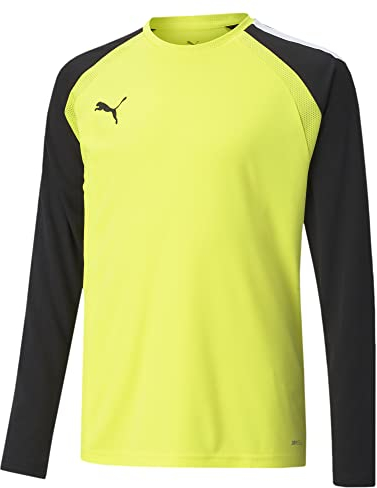 PUMA Herren Teampacer Gk Ls JERS Langarmshirt, Neongelb, 8 Años
