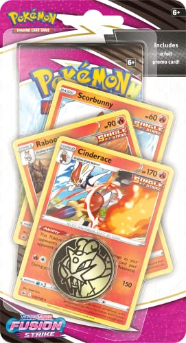 Pokémon Sword & Shield Fusion Strike Rillaboom Premium Checklane Blister - EN