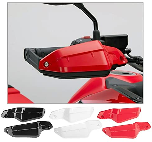 Motorrad-Handschutzverlängerung, Handbürstenschutz, Verlängerung, Windschutzabdeckung, Schutz für CRF1100L CRF 1100 L CRF 1100L Africa Twin Adventure Adv. Sports 2020 2021 2022 2023 (Weiß)