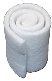 The Filter Pro White Fine Filter Media, 1 Thick, Perfect for Aquariums, Ponds and Water Gardens, Made in USA (14 x 56)