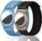 Dingfeiyu 2 Stück Nylon für Airtag Armband Kinder, Anti-Lost, Anti-Kratz-Schutz für die Positionierung des Bracelet für Apple AirTag Wasserdicht