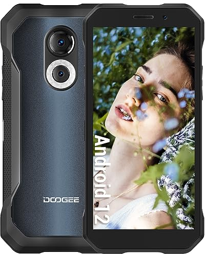 DOOGEE S61 Telephone Portable Incassable 4G, 64GB ROM+6GB RAM, 20MP Caméra, 6.0 HD+, 5180mAh/10W, Android 12 Octa Core Smartphone Incassable, Dual SIM/Face ID/NFC/GPS/IP68-AG Frost