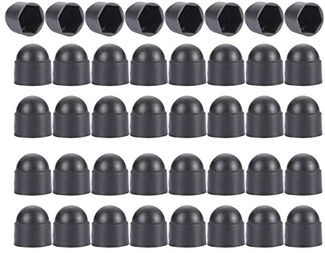 Lot de 40 capuchons de protection en plastique M16 (clé de 24 mm) pour écrous et boulons - Sans filetage