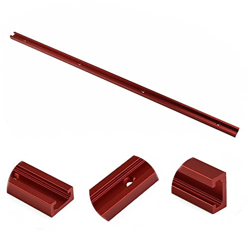 T-Track T-Slot Miter Track Jig Aluminium Alloy 600mm Tools For Woodworking Router Fixture Slot T-rail Slider Straight Edge Clamping Tool