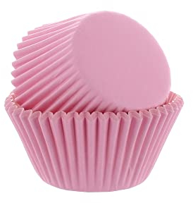 Culpitt Select Pink Baking Cases, Greaseproof Paper Baking Cups, 50mm Cupcake Cases - Pack of 50