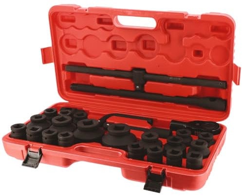 Coffret cliquet poids lourds chrome vanadium 27 pièces