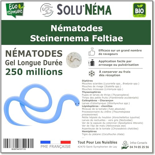 SOLUNEMA - Nématodes Steinernema Feltiae - 250 Millions