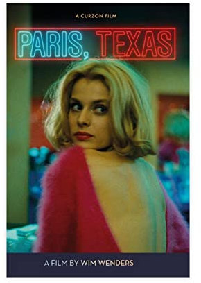 EDSC Klassisches Filmposter Paris, Texas (1984) Leinwandposter Schlafzimmer Dekor Sport Landschaft Büro Zimmer Dekor Geschenk Rahmen: 30 x 45 cm