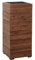 VIVANNO Pflanzkübel Blumenkübel Säule Holz Block Braun mit Einsatz - 32x32x75