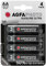 AgfaPhoto Batterie Alkaline Ultra -AA LR06 Mignon 4 Stück