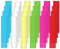 Mabor Lineal mit gerader Kante, 15 cm, transparentes Kunststoff-Lineal, 24 Stück, kleines Lineal, metrisch und Zoll, Zeichenlineal für Studenten, Kinder, farbiges Lineals für Klassenzimmer