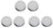 ISTOVO 3X Decken Lautsprecher Gitter, 4 Decken Eingebettetes Audio Lautsprecher Gitter (Silber)