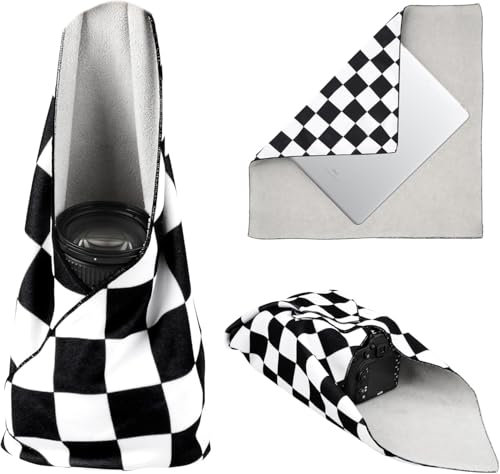 GCJUYA Kamera Wrap, Schutzhülle, Objektivtasche, Magisches Selbstklebendes Kamera Tuch, 45X45cm Protective Wrap für DSLR/Fotoausrüstung