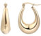 XENOX® Ellipse Ohrringe - Damen Ohrringe aus hochwertigem Edelstahl, 100% Wasserfest | X2660