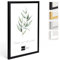 Kunststoffrahmen modern Bilderrahmen Fotorahmen gradlinig Schwarz 30 X 40 cm