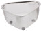 Cabilock Stainless Steel Sink Corner Storage Basket, Kitchen Triangle Draining Strainer, Multi-Functional Mesh Dish Drying Rack, Hanging Sponge Holder, Vegetable Washing Basket, Space-Saving Organizer