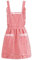 YGKYMVW Küchenschürze, Baumwolle Schürze Blumenmuster Apron mit 2 Taschen, Kochschürze Rot Damen Schürze Küche Backen Schürzen latzschürze für Küche Restaurant Café Hotel