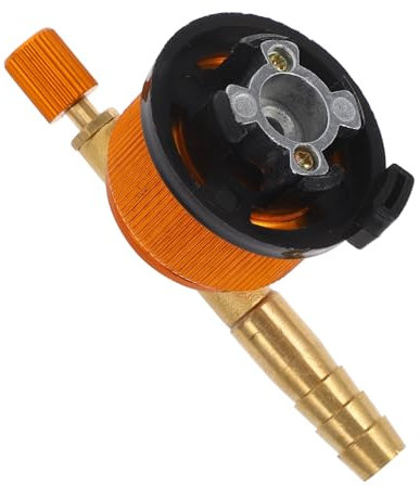 Happyyami Camping Stove Adapter Hose Valve Convert Kit Gas Tank Adapter for Fuel Pressure Regulator