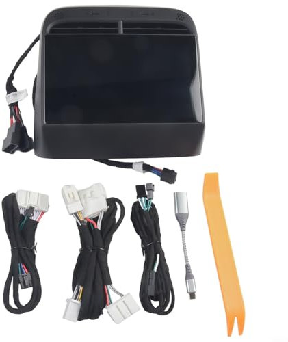 FUANA Pour Tesla Model 3/Y Écran tactile arrière de divertissement Affichage de contrôle de la température 2019-2024 Mise à niveau