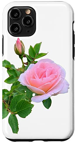 Pink Renaissance Rose with 2 Buds Shapes Mania Case for iPhone 11 Pro