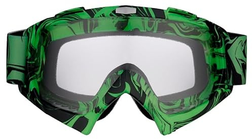 Mud Defeater Motor Motocross Brille Kinder AHP Motorradbrille Racing Googles Grün