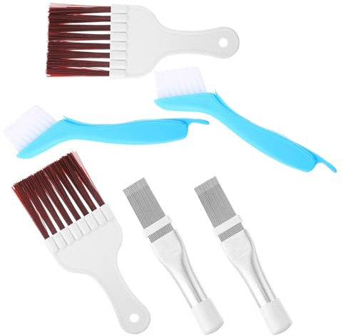 Alipis Condenser Cleaning Brush for Ac Units Radiator Fin Cleaner Air Conditioner Vent Cleaner Stiff and Soft Brushes for Home Maintenance