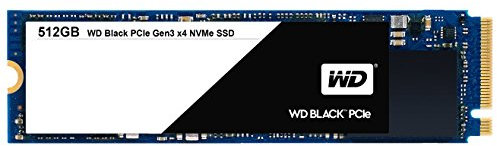 Western Digital Disque SSD PCIe NVMe haute performance WD Black de 512 Go