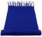 TigerTie Designer Schal in blau ultramarinblau einfarbig Uni - Cashmink