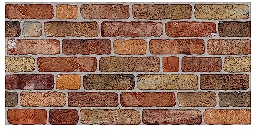 IZODEKOR Wall Panelling, Stone Look, Polystyrene 3D Wall Panels, Facing Stone Look for Kitchen, Bathroom, Balcony, Bedroom, Living Room, Kitchen Back Wall and Patio, Kreuzstadt