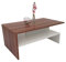 Möbel SD Couchtisch Wohnzimmertisch Kaffeetisch (SW) Nussbaum weiß