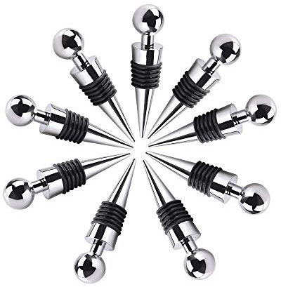 Bouchons de Vin,10pcs Bouchon de Bouteille à Boisson pour La Collection de Vin Vin Rouge Champagne Sceau à Bière Saver