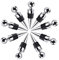 Tappo per Bottiglia, 10PC Tappi per Vino a Testa Rotonda Tappo per Bottiglie in Plastica per Alimenti per Raccolta vini Vino Rosso Champagne Birra Risparmiatore di Birra Sigillante