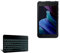 BoxWave® Tastiera per Samsung Galaxy Tab Active 3 [Tastiera Bluetooth SlimKeys – con retroilluminazione] Tastiera portatile con comoda luce posteriore per Samsung Galaxy Tab Active 3 – Nero Jet