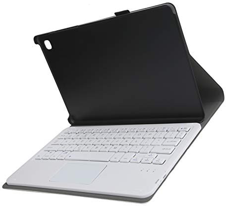 VBESTLIFE Teclado Bluetooth para Tableta con Panel táctil, Desmontable, con Funda de Piel sintética, para Samsung Galaxy Tab A7 T500 / T505 de 10,4 Pulgadas(Oro)