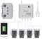 LYONGTECH 6 in 1 Akku Ladegerät für DJI Air 2S,Mavic Air 2 Drohne, lädt 4 Batterie und 2 USB-Anschlüsse Gleichzeitig,Parallel Akkuladestation Hub Zubehör