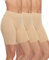YARRCO Damen Unterhose Unter Rock Kurze Hose für Kleid Unterrock Hohe Taille Slipshort Radlerhose Boyshort Boxershorts Unterwäsche (Nude+Nude+Nude, M)