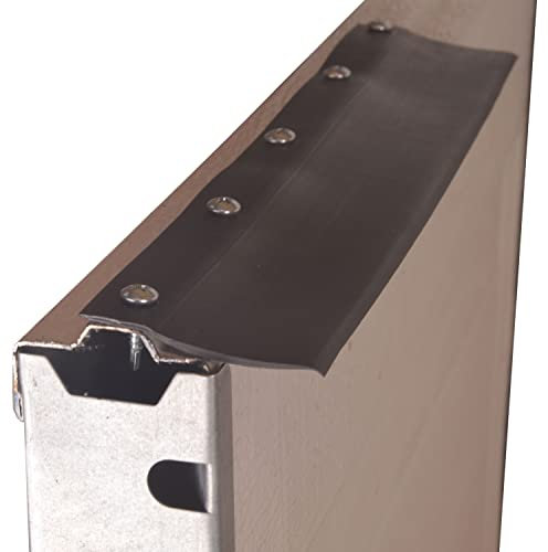 Garage Door Stuff Garage Door Top Seal (18 Feet) - Silver PVC Vinyl Weatherproofing Seal