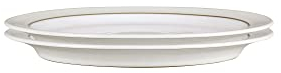 Denby Natural Canvas Medium Plate Set of 2,White