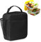 BOF Black Lunch Box Small Lunch Bag for Office Work School for Men Women Adults for Men Work Cool Bag Outdoor Picnic Water- Reusable Portable Lunchbox